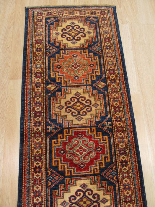 Kazak Red Runner Hand Knotted 23 X 60 Area Rug 834-132344 Image 3