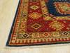 Kazak Blue Hand Knotted 62 X 73 Area Rug 834-132349 Thumb 1