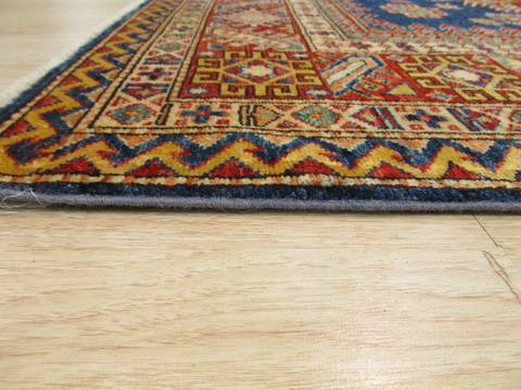 Kazak Blue Hand Knotted 611 X 97 Area Rug 834-132350 Image 4