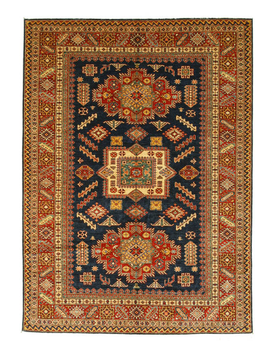 Kazak Blue Hand Knotted 611 X 97 Area Rug 834-132350 Image 0
