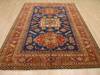 Kazak Blue Hand Knotted 611 X 97  Area Rug 834-132350 Thumb 2