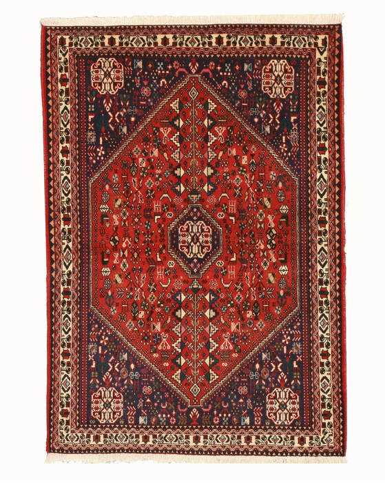 Abadeh Beige Hand Knotted 36 X 52 Area Rug 834-132363 Image 0