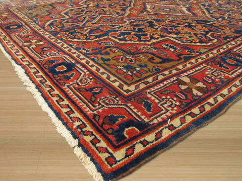 Bidjar Blue Hand Knotted 37 X 410 Area Rug 834-132370 Image 1