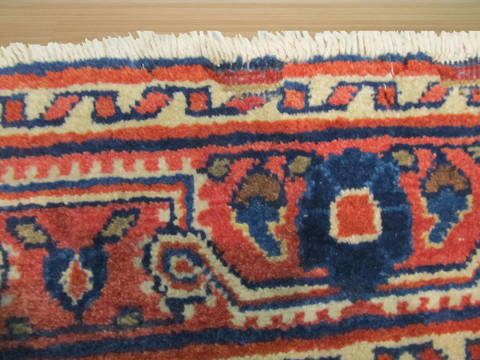 Bidjar Blue Hand Knotted 37 X 410 Area Rug 834-132370 Image 4
