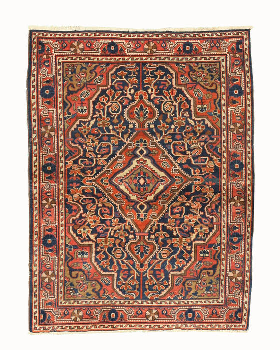 Bidjar Blue Hand Knotted 37 X 410 Area Rug 834-132370 Image 0