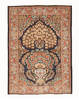 Kerman Beige Hand Knotted 39 X 53  Area Rug 834-132372 Thumb 0