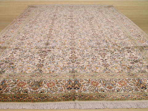 Kashmir Purple Hand Knotted 61 X 91 Area Rug 834-132374 Image 2