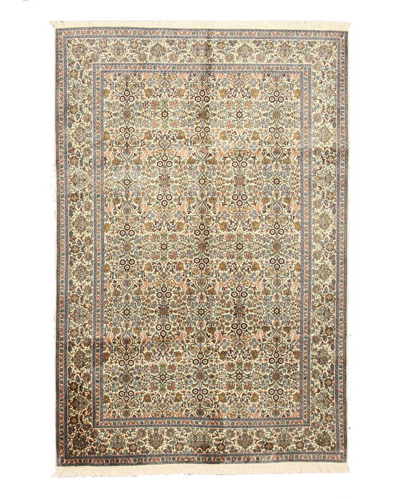 Kashmir Purple Hand Knotted 61 X 91 Area Rug 834-132374 Image 0