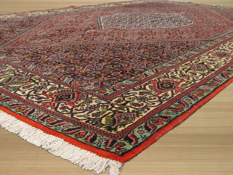 Bidjar Purple Hand Knotted 53 X 90 Area Rug 834-132390 Image 1