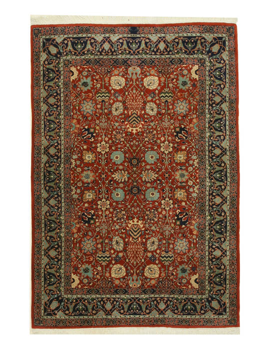 Red Hand Knotted 68 X 98 Area Rug 834-132402 Image 0