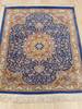 Qum Blue Hand Knotted 110 X 25  Area Rug 834-132404 Thumb 3