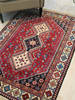 Yalameh Red Hand Knotted 35 X 49  Area Rug 834-132430 Thumb 3