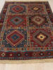 Yalameh Red Hand Knotted 34 X 411  Area Rug 834-132434 Thumb 3