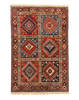 Yalameh Red Hand Knotted 34 X 411  Area Rug 834-132436 Thumb 0