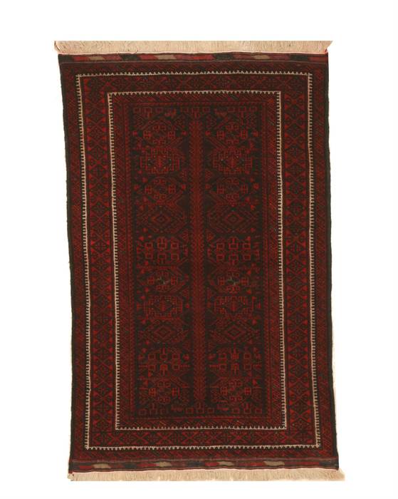 Baluch Blue Hand Knotted 37 X 58 Area Rug 834-132469 Image 0