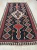 Kilim Black Runner Hand Knotted 47 X 100 Area Rug 834-132475 Thumb 3