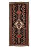 Kilim Black Runner Hand Knotted 47 X 100  Area Rug 834-132475 Thumb 0
