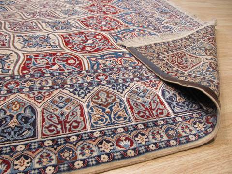 Nain Beige Hand Knotted 88 X 120 Area Rug 834-132487 Image 2