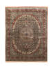 Black Hand Knotted 79 X 102 Area Rug 834-132494 Thumb 0