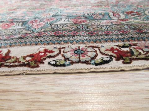 Sarouk Blue Hand Knotted 45 X 73 Area Rug 834-132500 Image 4