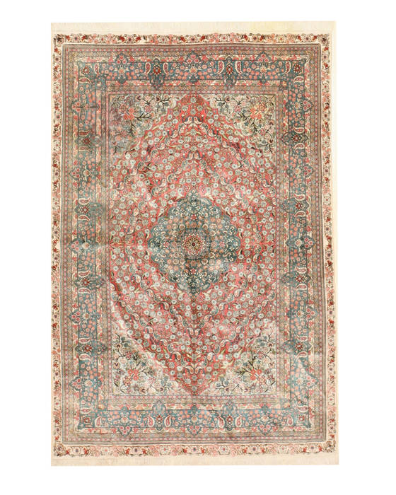Sarouk Blue Hand Knotted 45 X 73 Area Rug 834-132500 Image 0