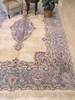 Kerman Beige Hand Knotted 99 X 138  Area Rug 834-132534 Thumb 3