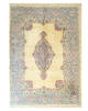 Kerman Beige Hand Knotted 99 X 138  Area Rug 834-132534 Thumb 0