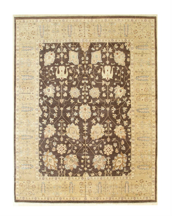 Agra Brown Hand Knotted 710 X 103 Area Rug 834-132545 Image 0