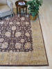 Agra Brown Hand Knotted 710 X 103 Area Rug 834-132545 Thumb 3