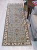 Agra Grey Runner Hand Knotted 27 X 711 Area Rug 834-132555 Thumb 3