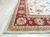 Pishavar White Hand Knotted 103 X 140  Area Rug 834-132558 Thumb 1