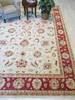 Pishavar White Hand Knotted 103 X 140  Area Rug 834-132558 Thumb 3