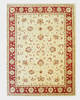 Pishavar White Hand Knotted 103 X 140  Area Rug 834-132558 Thumb 0