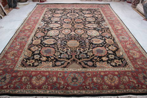 Jaipur Black Hand Knotted 811 X 123 Area Rug 905-132580 Image 1