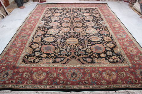 Jaipur Black Hand Knotted 811 X 123 Area Rug 905-132580 Image 4