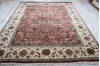 Jaipur Red Hand Knotted 81 X 102 Area Rug 905-132581 Thumb 1