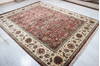 Jaipur Red Hand Knotted 81 X 102 Area Rug 905-132581 Thumb 2