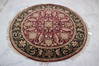 Jaipur Red Round Hand Knotted 60 X 60  Area Rug 905-132582 Thumb 1