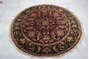 Jaipur Red Round Hand Knotted 60 X 60 Area Rug 905-132582 Thumb 2