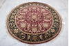 Jaipur Red Round Hand Knotted 60 X 60  Area Rug 905-132582 Thumb 4
