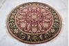 Jaipur Red Round Hand Knotted 60 X 60 Area Rug 905-132582 Thumb 4