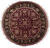 Jaipur Red Round Hand Knotted 60 X 60  Area Rug 905-132582 Thumb 0