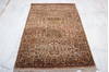 Jaipur Beige Hand Knotted 42 X 60  Area Rug 905-132583 Thumb 1