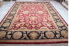 Jaipur Red Hand Knotted 91 X 121  Area Rug 905-132584 Thumb 1