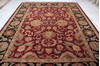 Jaipur Red Hand Knotted 91 X 121 Area Rug 905-132584 Thumb 3