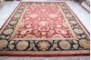 Jaipur Red Hand Knotted 91 X 121  Area Rug 905-132584 Thumb 5