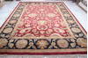 Jaipur Red Hand Knotted 91 X 121 Area Rug 905-132584 Thumb 5