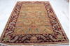 Jaipur Brown Hand Knotted 62 X 88 Area Rug 905-132585 Thumb 2