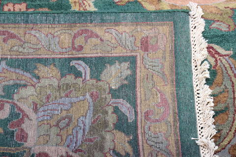 Jaipur Green Hand Knotted 91 X 121 Area Rug 905-132586 Image 5