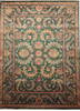 Jaipur Green Hand Knotted 91 X 121  Area Rug 905-132586 Thumb 0